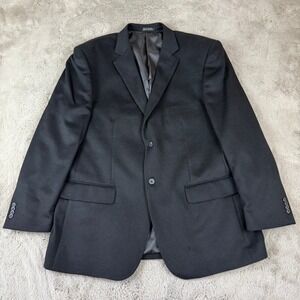 SINIO Wool Blazer - Silk Cashmere Blend - Classic‎ Business Coat - 46R Career